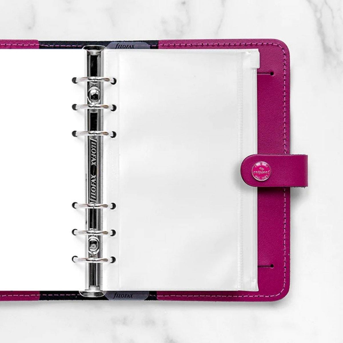 Filofax Плик за органайзер Personal, с цип, прозраченна ниска цена с бърза доставка - BestPC.BG