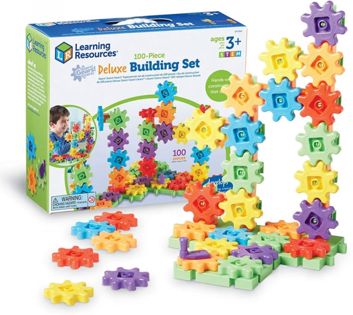 Learning Resources Конструктор със зъбни колела, 100 брояна ниска цена с бърза доставка - BestPC.BG