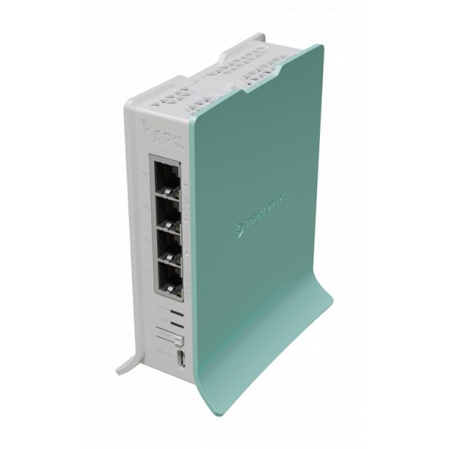 Рутер MikroTik hAP ax lite L41G-2axD, CPU 1GHz, 2.4GHz, 4x10-100-1000, WiFiна ниска цена с бърза доставка - BestPC.BG