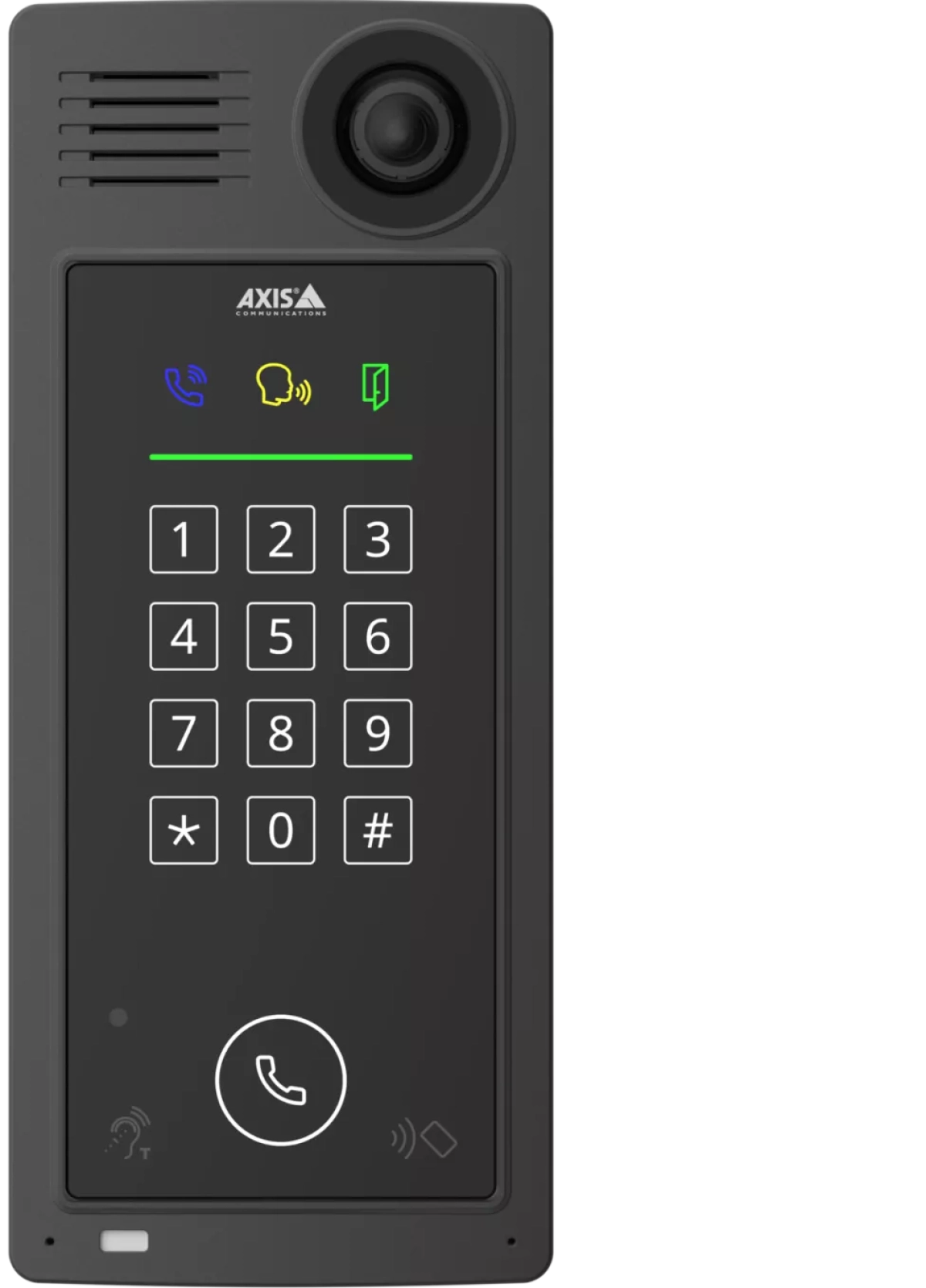 AXIS A8207-VE Mk II, Мрежова видеодомофонна станция - 6 MP IP камера, Вграден RFID четец с клавиатурана ниска цена с бърза доставка - BestPC.BG