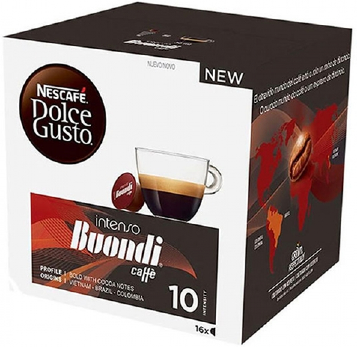 Nescafé Dolce Gusto Кафе капсула Espresso Buondi Intenso, 16 брояна ниска цена с бърза доставка - BestPC.BG