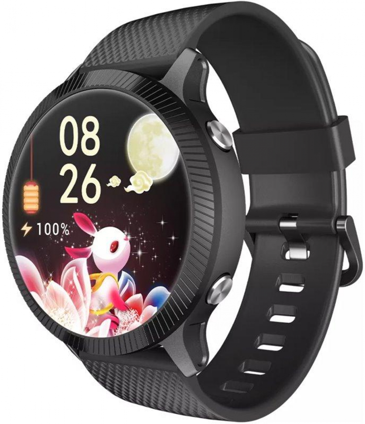 Смарт часовник Blackview R8, 1.09", IPS, 64 MB, Bluetooth 5.0, 190 mA, IP68, SMS, Черенна ниска цена с бърза доставка - BestPC.BG