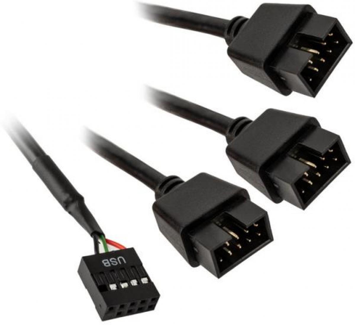 Кабел/адаптер Lian Li PW-U2HB USB Конвертор 1 USB към 3 USBна ниска цена с бърза доставка - BestPC.BG