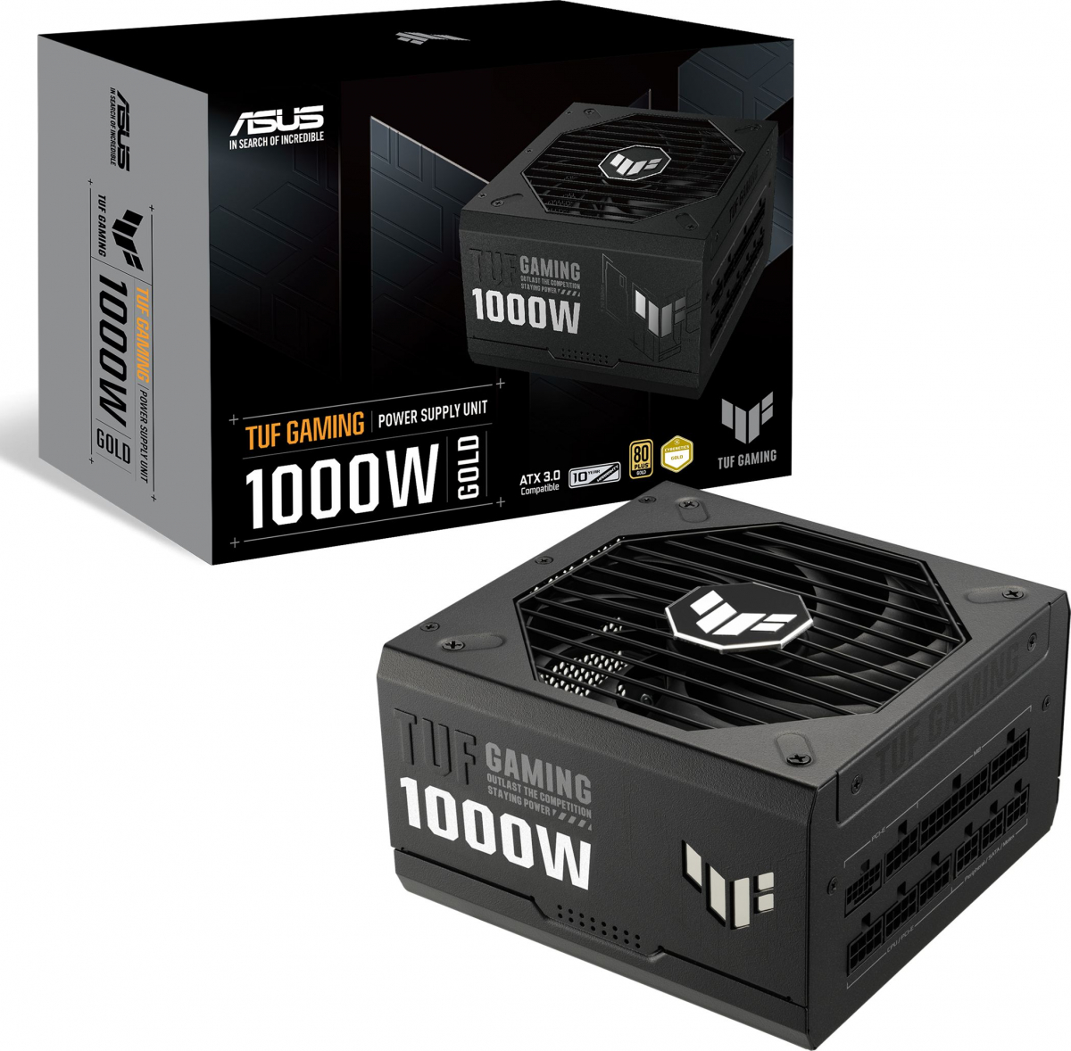 Захранване Аsus TUF Gaming 1000W, 80 Plus Gold Fully Modular Power Supplyна ниска цена с бърза доставка - BestPC.BG