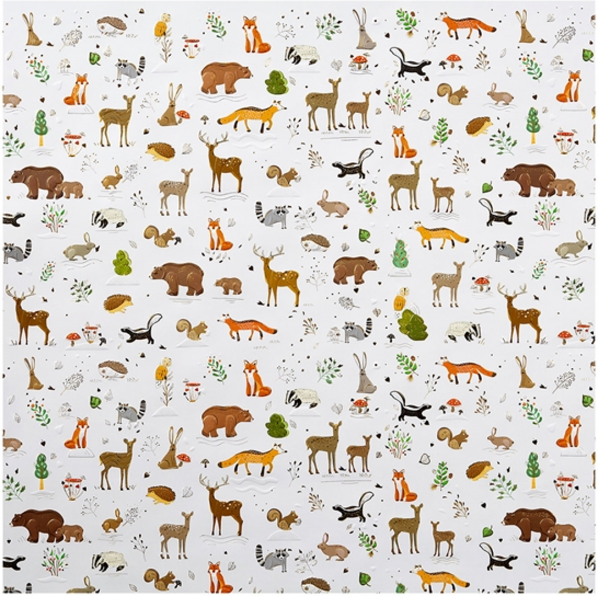 Goldbuch Хартия за опаковане - Горски животни, 50 х 70 cm, бялана ниска цена с бърза доставка - BestPC.BG