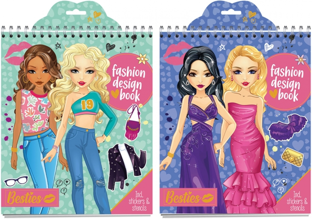 Moxy Книжка за моден дизайн, 20 листа, асорти, 48 брояна ниска цена с бърза доставка - BestPC.BG