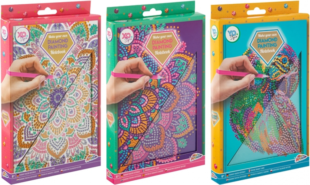 Moxy Тетрадка за рисуване с мъниста, А5, асорти, 12 брояна ниска цена с бърза доставка - BestPC.BG