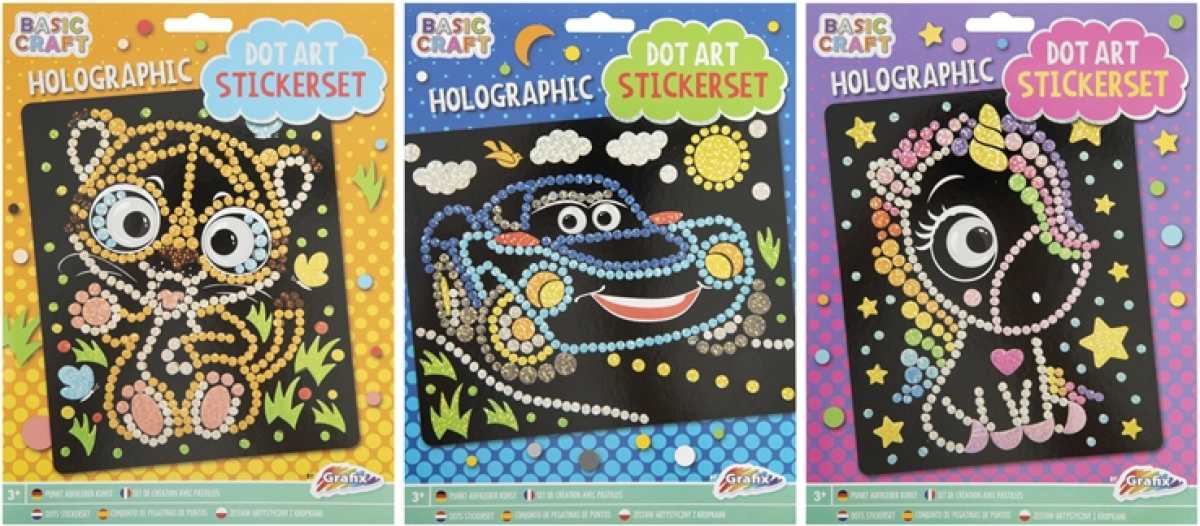 Moxy Комплект стикери за рисуване с мъниста, асорти, 48 брояна ниска цена с бърза доставка - BestPC.BG