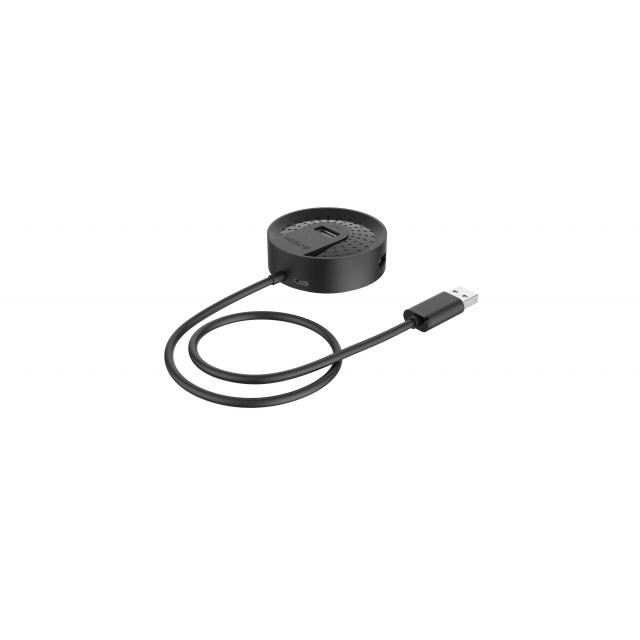 USB хъб A4tech HUB-20, 4 портов, USB 2.0, 480 Mbit-s, Черенна ниска цена с бърза доставка - BestPC.BG