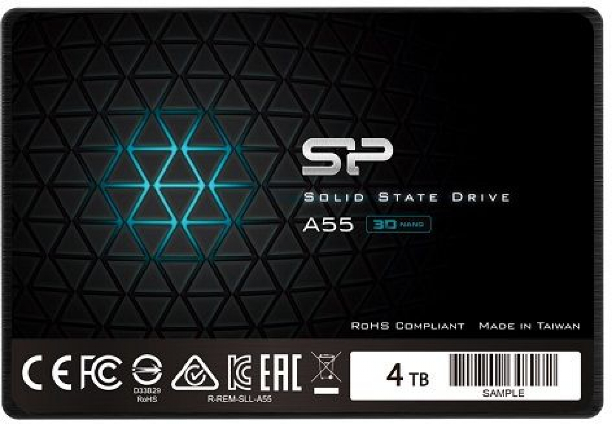 SSD Silicon Power Ace - A55 4TB SSD SATAIII (3D NAND) 3D NAND, SLC Cache, 7mm 2.5"на ниска цена с бърза доставка - BestPC.BG