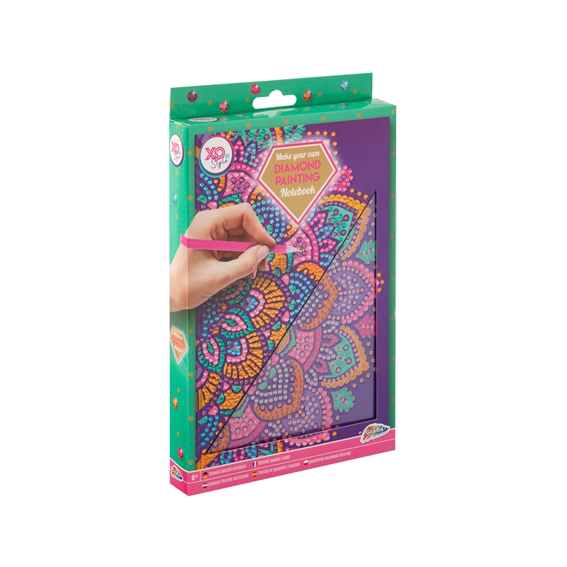 Moxy Тетрадка Мандала, за рисуване с мъниста, А5, лилавана ниска цена с бърза доставка - BestPC.BG