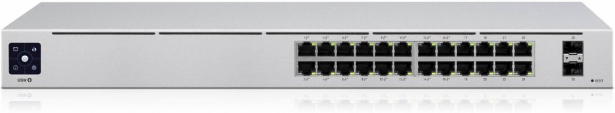 Комутатор/Суич Ubiquiti USW-24-POE, 16x Gbit PoE+, 8x GBit, 1xSFP слот, управляемна ниска цена с бърза доставка - BestPC.BG