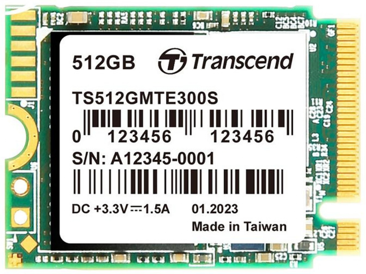 SSD Transcend 512GB, M.2 2230, PCIe Gen3x4, NVMe, 3D TLC, DRAM-lessна ниска цена с бърза доставка - BestPC.BG