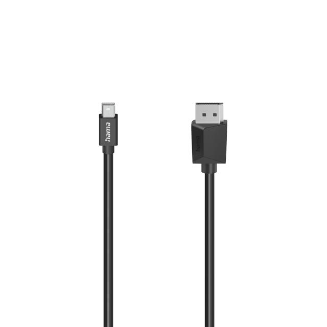 HAMA Кабел Mini DP - DisplayPort, Ultra-HD 4K, 1.50 mна ниска цена с бърза доставка - BestPC.BG
