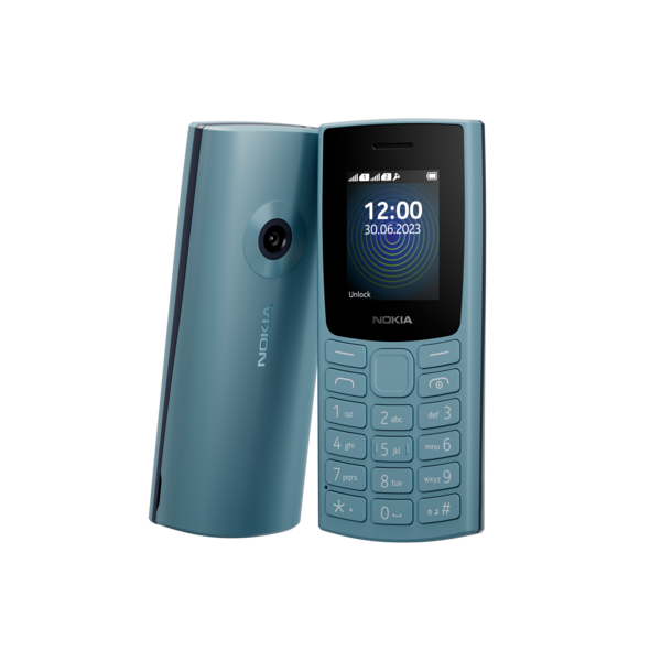 Смартфон NOKIA 110 DS 2023, 1.80 \'\' 120 x 160, DS, FM Радио, Камера, MP3 плеър, 1000 mAh, Синна ниска цена с бърза доставка - BestPC.BG