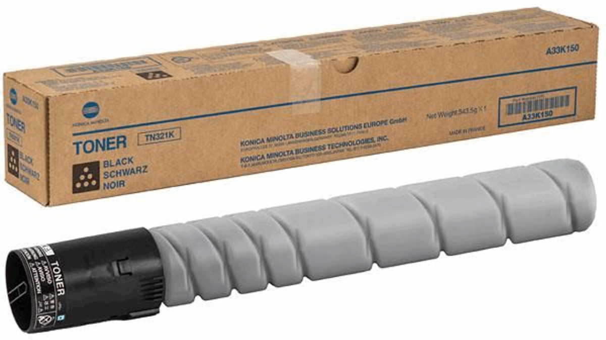 Тонер за лазерен принтер KONICA MINOLTA BIZHUB C224 / C284 / C364 - Black - TN321K P№ A33K150на ниска цена с бърза доставка - BestPC.BG