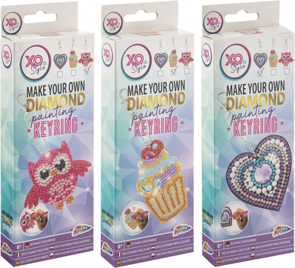 Moxy Ключодържател за рисуване с мъниста, асорти, 48 брояна ниска цена с бърза доставка - BestPC.BG