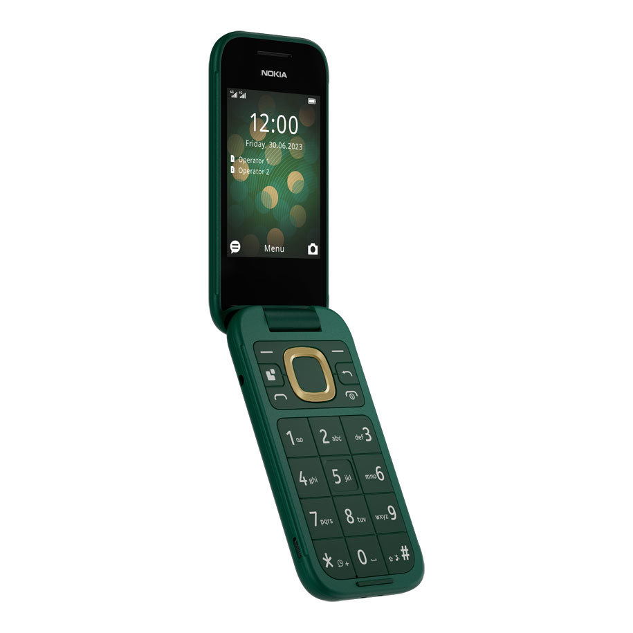 Смартфон Nokia 2660 Flip, 45MB, 128MB, 2.8" 240x320, Unisoc T107, 0.3 MP, FM радио, 1450 mAhна ниска цена с бърза доставка - BestPC.BG