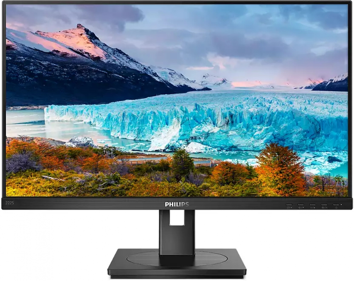 Монитор Philips 222S1AE, 21.5" 1920x1080, IPS, WLED, 250 nits, 75Hz, 4ms, VGA, HDMI, DPна ниска цена с бърза доставка - BestPC.BG