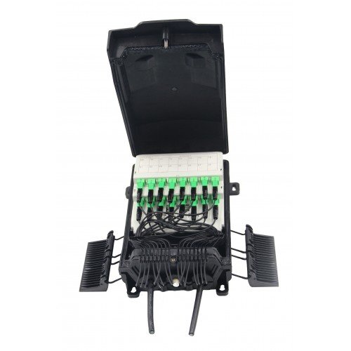 Оптична кутия 16F, 18бр SC/APC адаптери + 2бр 1/8 SC/APC сплитерна ниска цена с бърза доставка - BestPC.BG