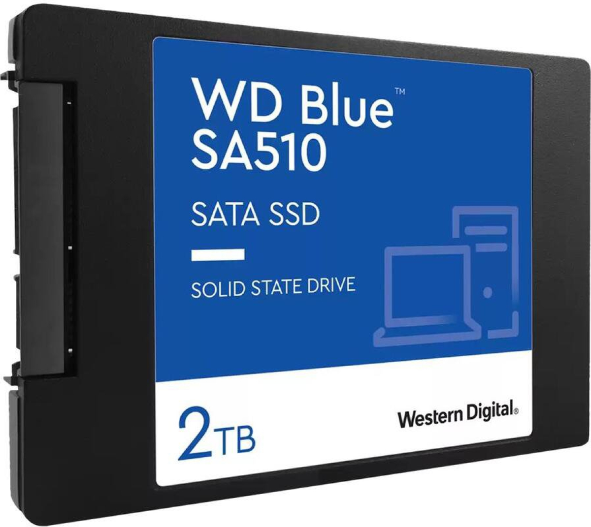 Western Digital Blue SA510, 2TB SSD, SATA 6Gb/s, 2.5"на ниска цена с бърза доставка - BestPC.BG