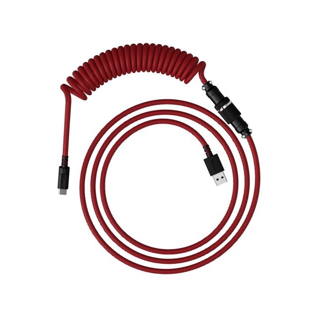 Продукт Кабел за клавиатура HyperX Coiled Cable USB-C Red-Blackна ниска цена с бърза доставка - BestPC.BG