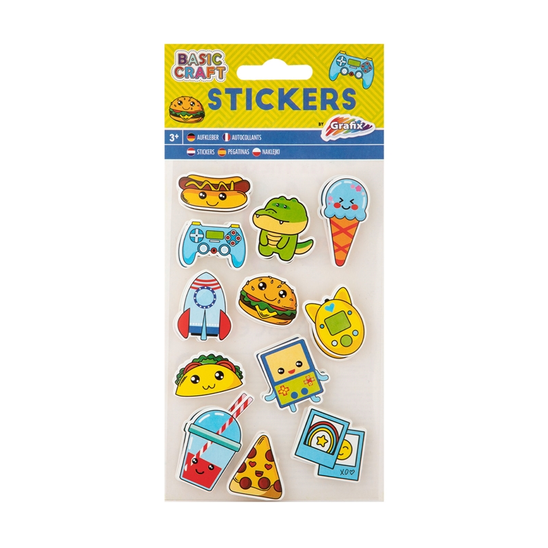 Moxy Стикери с храна и игри, 12 брояна ниска цена с бърза доставка - BestPC.BG