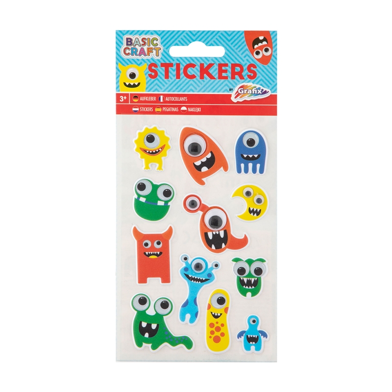 Moxy Стикери с чудовища, 12 брояна ниска цена с бърза доставка - BestPC.BG