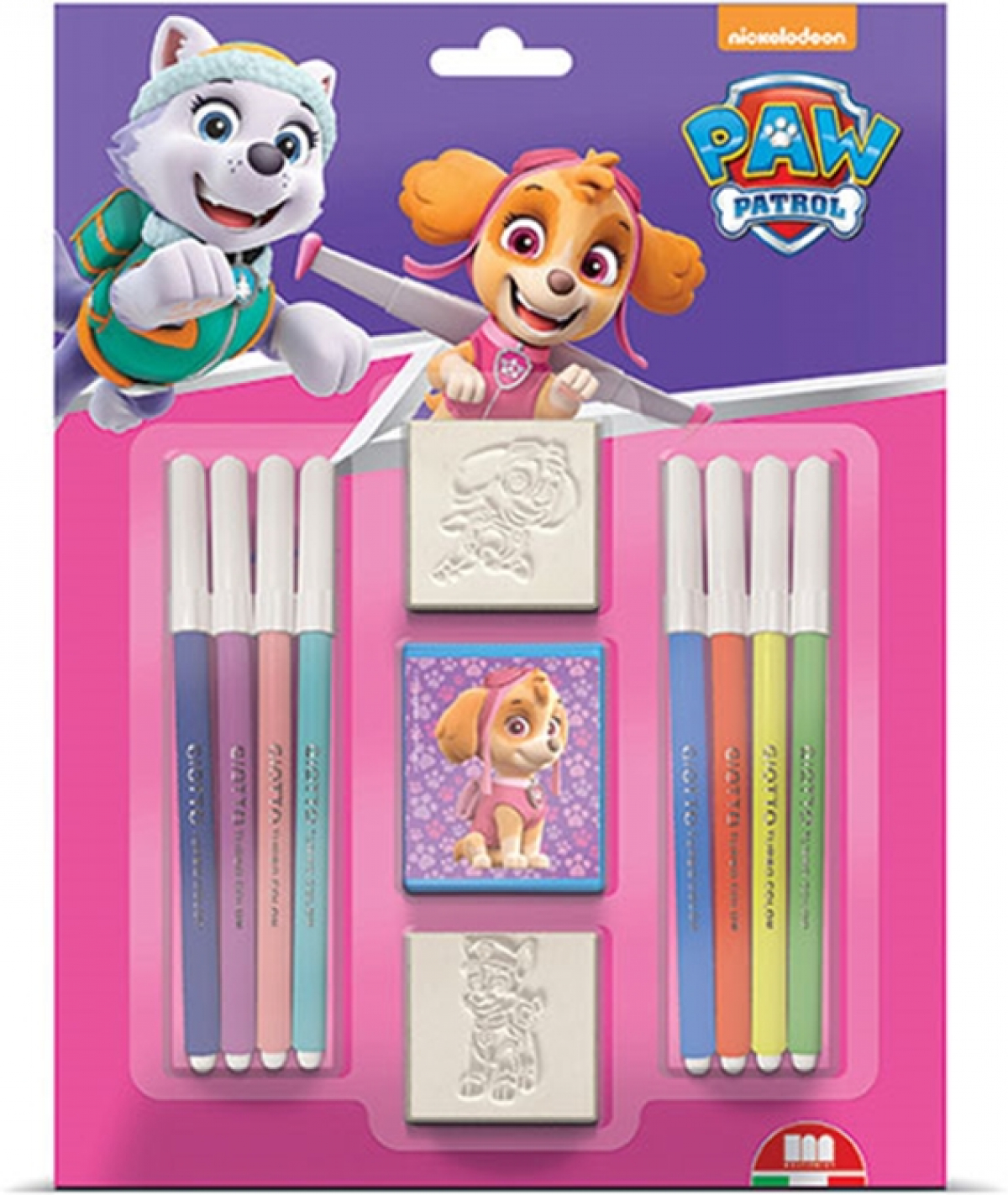 Multiprint Комплект Пес Патрул, за момиче, с 2 печата и 8 флумастерана ниска цена с бърза доставка - BestPC.BG