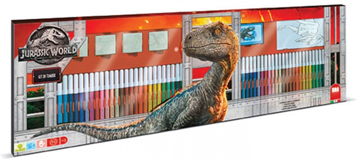 Multiprint Комплект за рисуване Jurassic, с 60 флумастерана ниска цена с бърза доставка - BestPC.BG