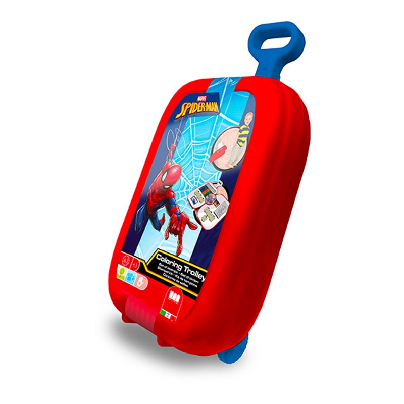 Multiprint Комплект за оцветяване Spiderman, в куфарче, на колела, асортина ниска цена с бърза доставка - BestPC.BG