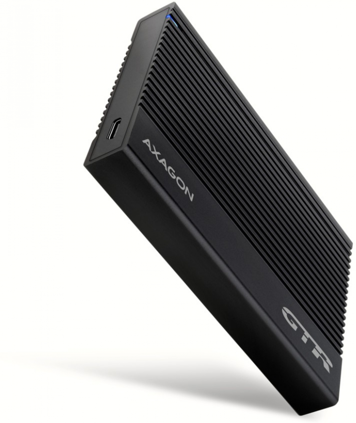 Кутия/Чекмедже за HDD Axagon EE25-GTR USB-C 3.2 Gen 2 - SATA 6G, 2.5" External Ribbed, черен цвятна ниска цена с бърза доставка - BestPC.BG