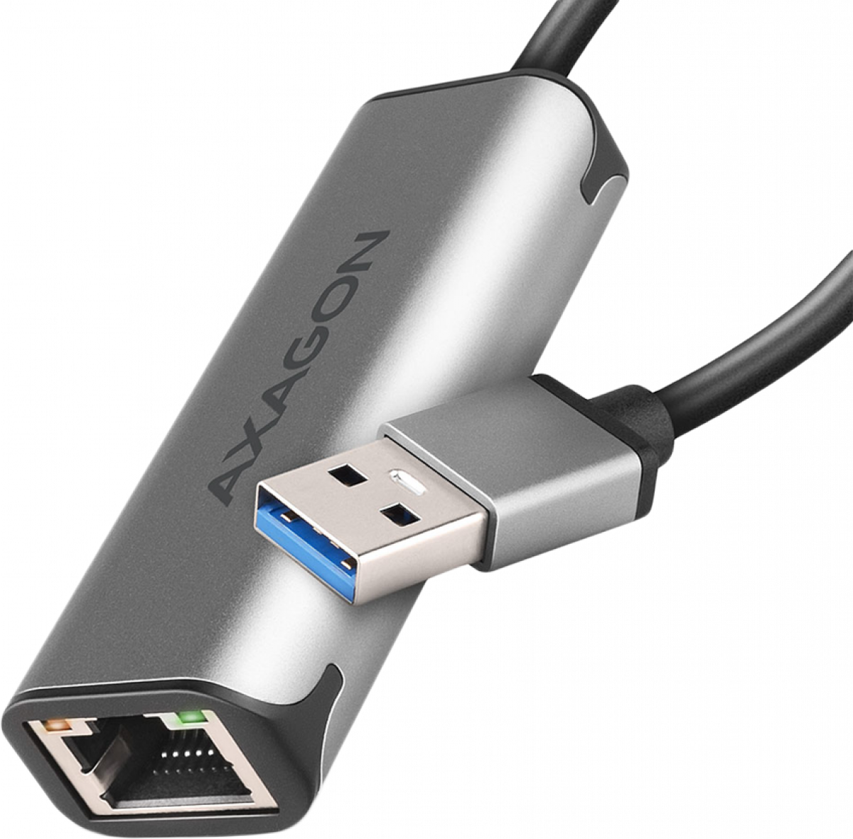 Мрежова LAN карта/адаптер Axagon ADE-25R, Gigabit Ethernet, USB type A, с автоматичен монтаж.на ниска цена с бърза доставка - BestPC.BG