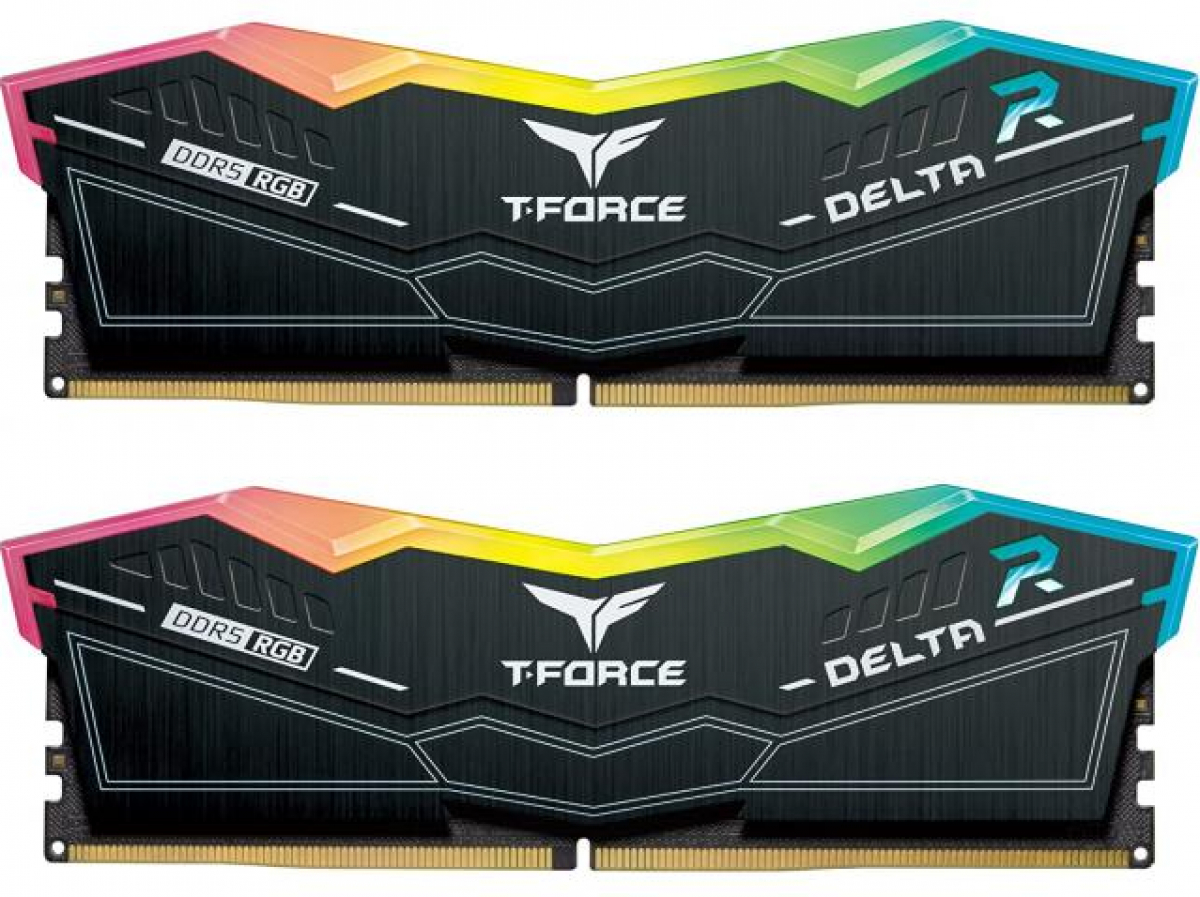 Памет Team Group T-Force Delta RGB DDR5 32GB (2x16GB) 6000MHz CL40на ниска цена с бърза доставка - BestPC.BG
