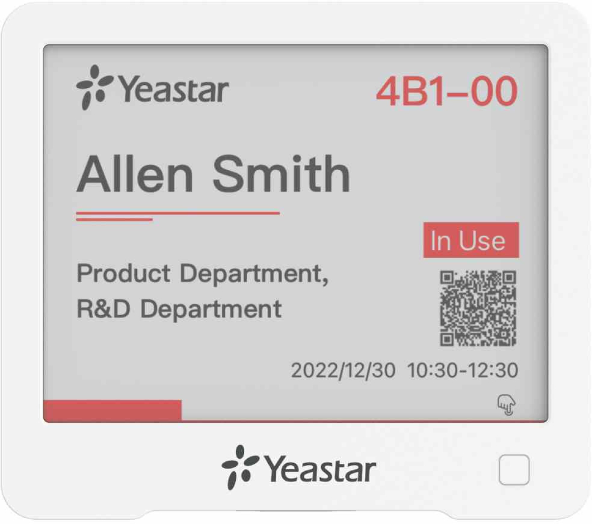 Продукт Yeastar E-Ink Desk Screen DS3504 екран за управление заетостта на работното мястона ниска цена с бърза доставка - BestPC.BG