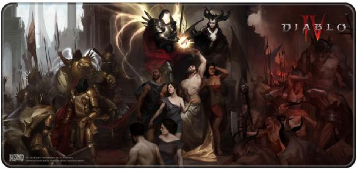 Подложка за мишка Геймърска Diablo IV - Inarius and Lilith, XLна ниска цена с бърза доставка - BestPC.BG