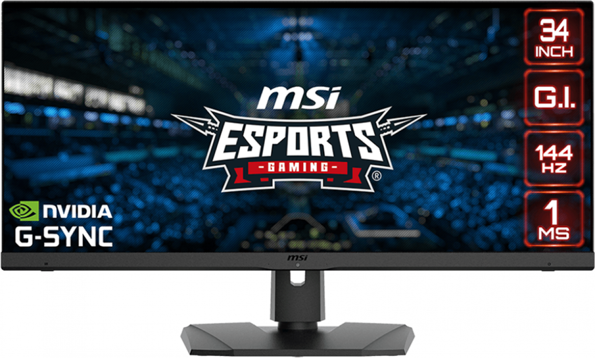 Монитор MSI Optix MPG341QR, 34" 3440x1440, IPS, 550 nits, 60Hz, 1ms, DP, HDMI, USBна ниска цена с бърза доставка - BestPC.BG