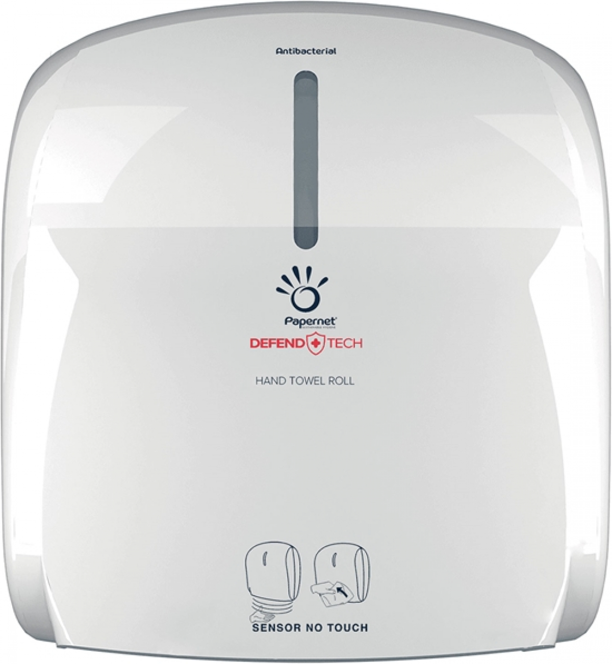 Papernet Диспенсър за кърпи за ръце, безконтактен, бялна ниска цена с бърза доставка - BestPC.BG