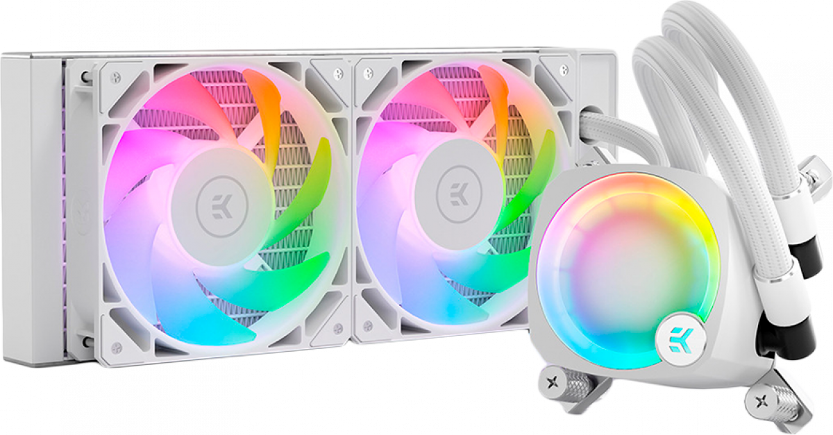 Водно охлаждане EK-Nucleus AIO CR240 Lux D-RGB, 2х 120мм вентилатор. Съвместим с Intel/AMDна ниска цена с бърза доставка - BestPC.BG