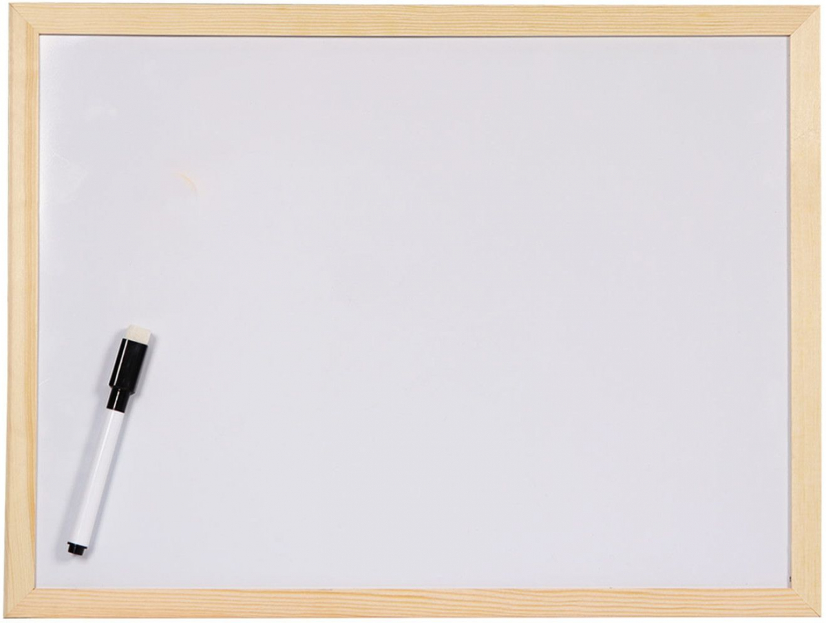 Top Office Бяла дъска, с дървена рамка, 30 x 40 cmна ниска цена с бърза доставка - BestPC.BG