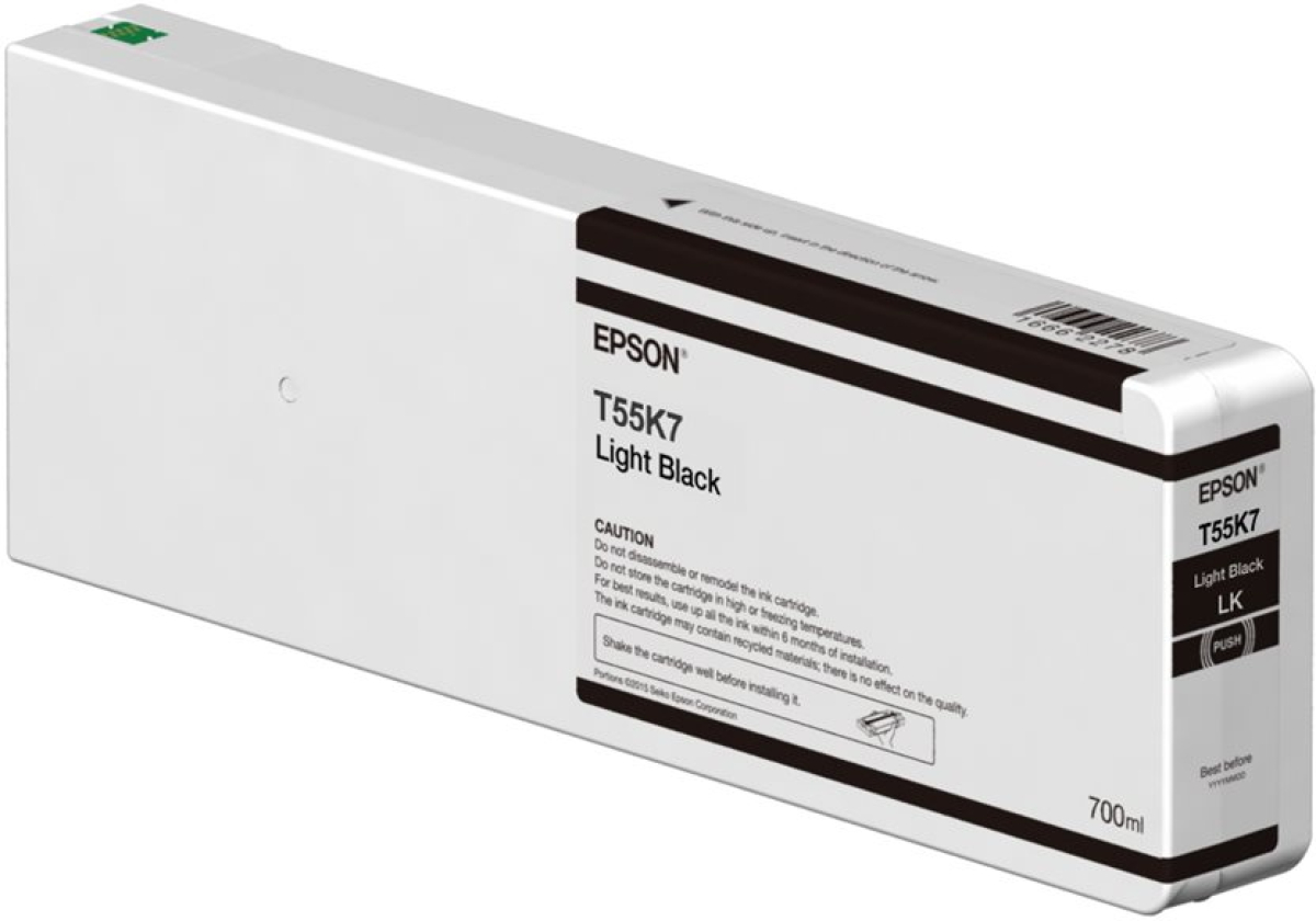 Касета с мастило EPSON 5LB Singlepack Light Black T55K700 UltraChrome HDX-HDна ниска цена с бърза доставка - BestPC.BG