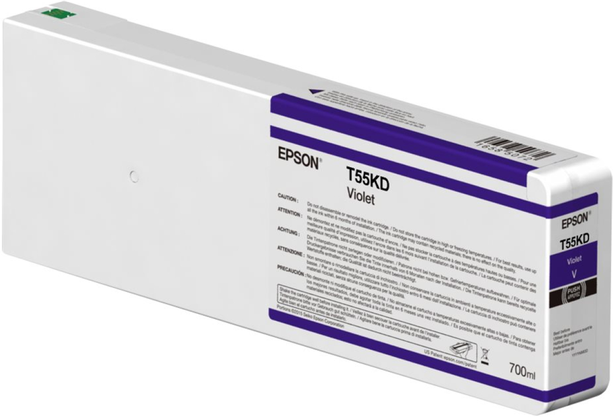 Касета с мастило EPSON 5LB Singlepack Violet T55KD00 UltraChrome HDX-HDна ниска цена с бърза доставка - BestPC.BG