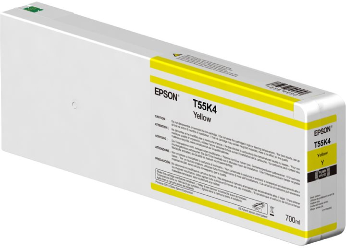 Касета с мастило EPSON 5LB Singlepack Yellow T55K400 UltraChrome HDX-HDна ниска цена с бърза доставка - BestPC.BG