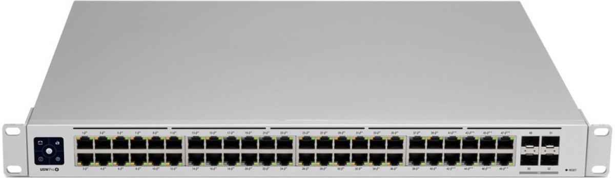 Комутатор/Суич Ubiquiti UniFi USW-48, 48x 1000Mbps, 4x SFP, Layer 2, 1U, 802.3af/at, Сивна ниска цена с бърза доставка - BestPC.BG