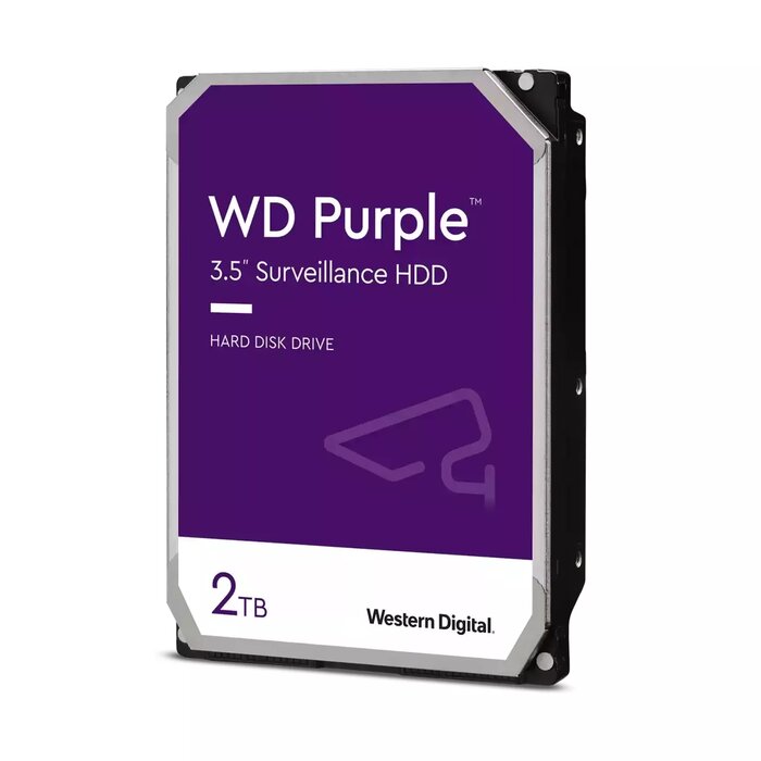 Хард диск за видео наблюдение WD Purple 3.5" 2TB SATA3 WD23PURZна ниска цена с бърза доставка - BestPC.BG