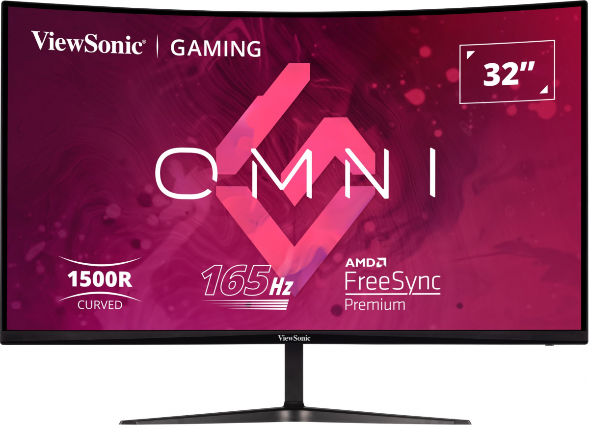 Монитор Viewsonic VX3218-PC-MHD Gaming 32" 1920 x 1080 Full HD, LED, VA, 165Hz, 1ms, DPна ниска цена с бърза доставка - BestPC.BG