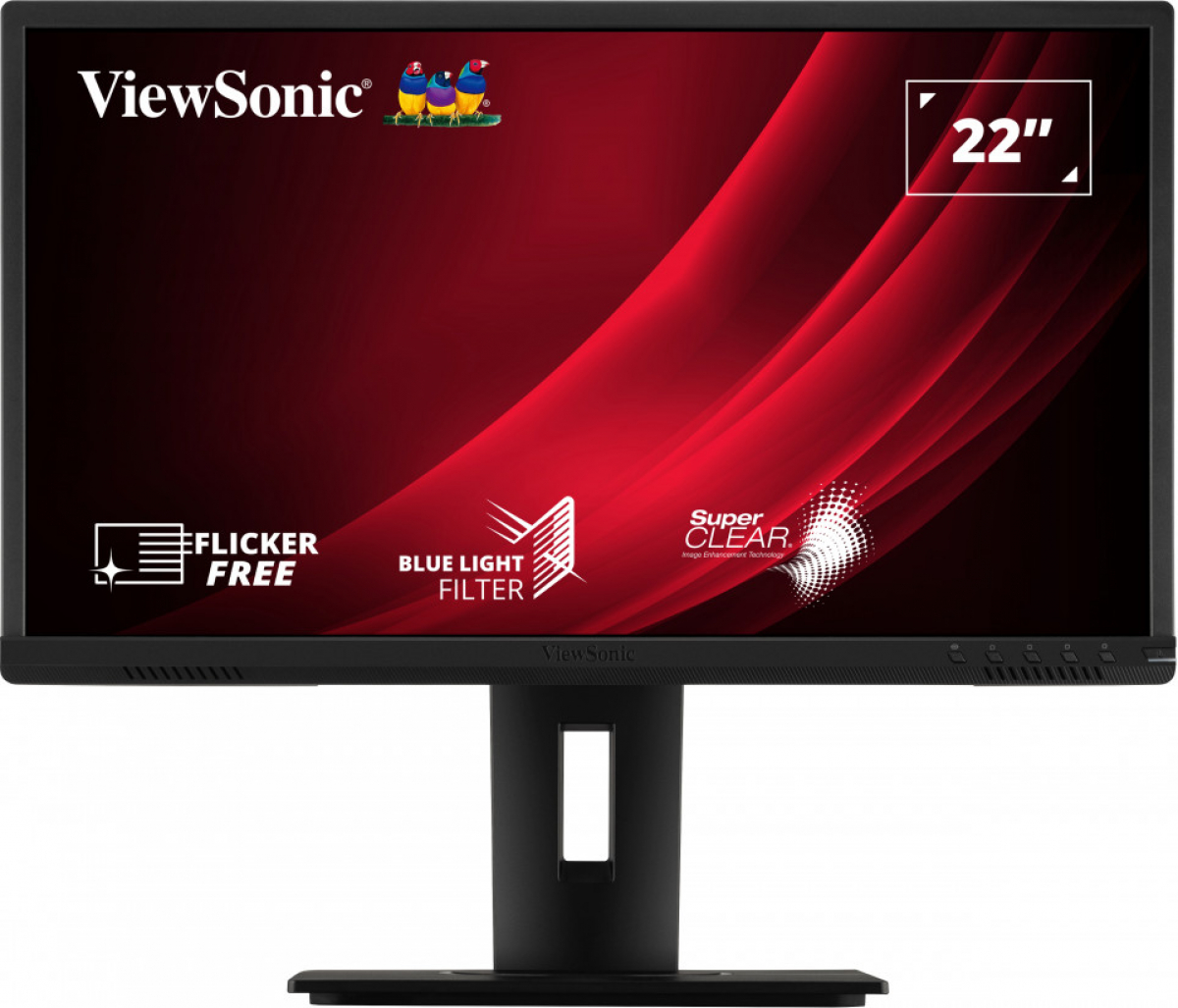 Монитор Viewsonic VG2240 22" 1920 x 1080 Full HD, LED, VA, 5ms, 60Hz, VGA, HDMI, DPна ниска цена с бърза доставка - BestPC.BG