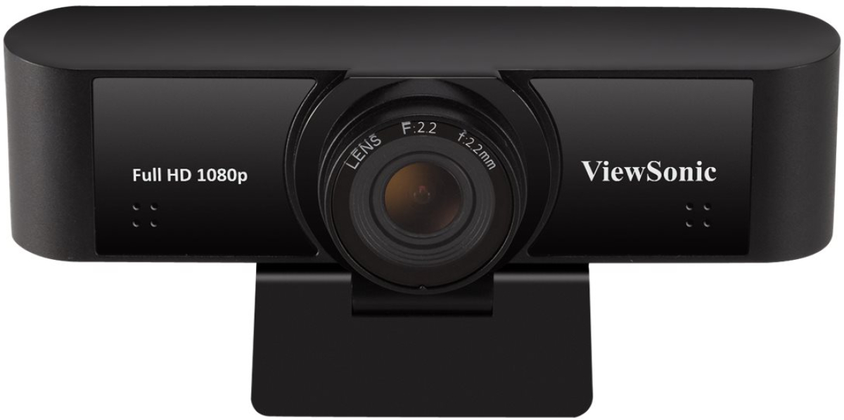 Уеб камера Viewsonic VB-CAM-001, 1920 x 1080 FullHD, 1x USB 2.0, за монитор/ трипод, черен цвятна ниска цена с бърза доставка - BestPC.BG