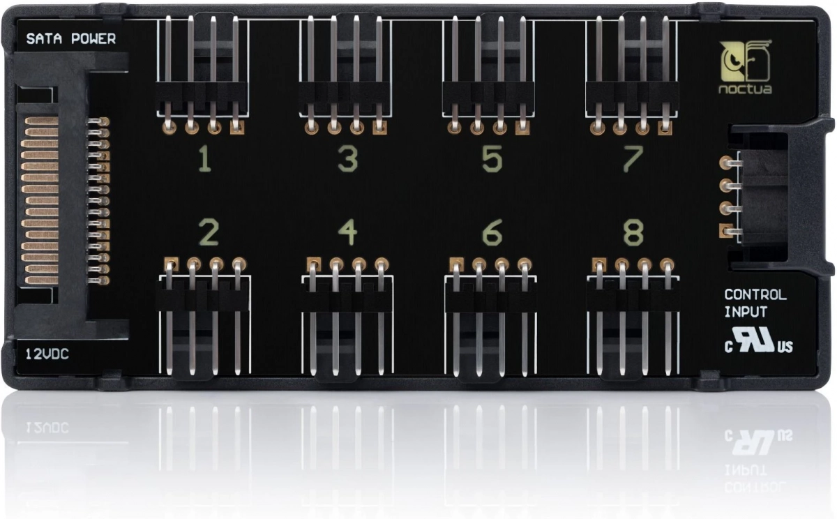 Кабел/адаптер Noctua разклонител за вентилатори Fan Hub - 8 port PWM with SATA Power 5V-12Vна ниска цена с бърза доставка - BestPC.BG