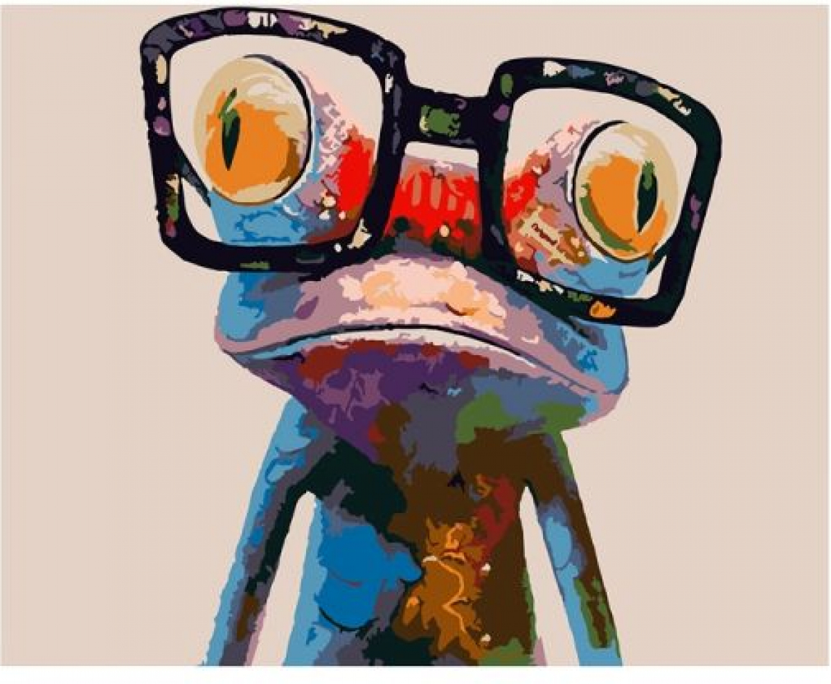 Foska Комплект рисуване по номера Хамелеон, 40 x 50 cmна ниска цена с бърза доставка - BestPC.BG